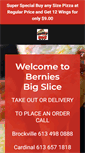 Mobile Screenshot of berniesbigslice.com